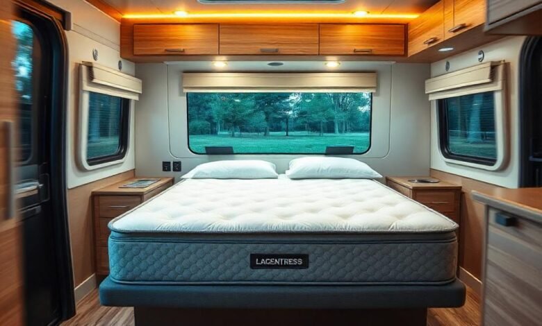 What are the dimensions of a queen size Rv mattress